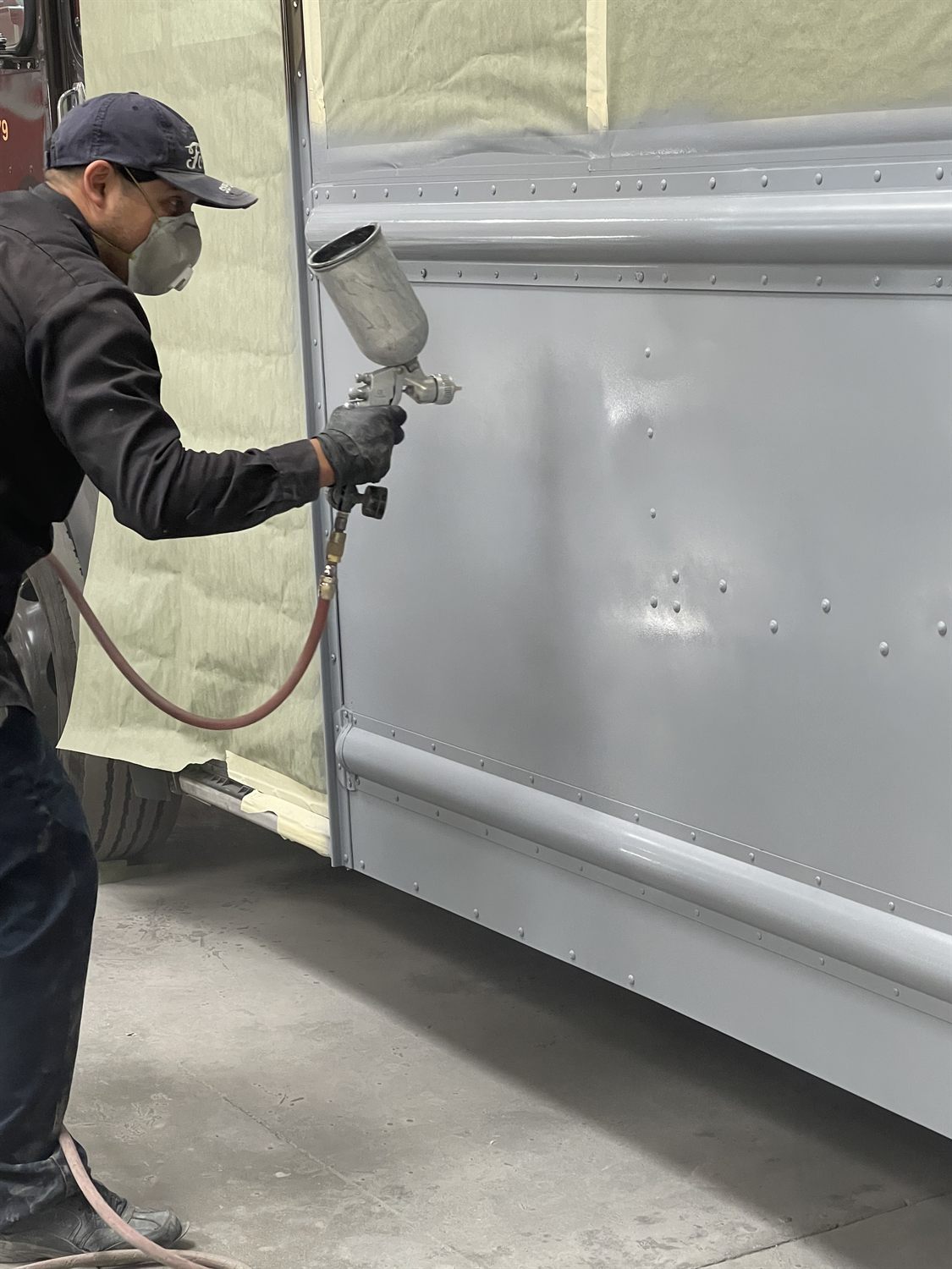 Priming a box truck